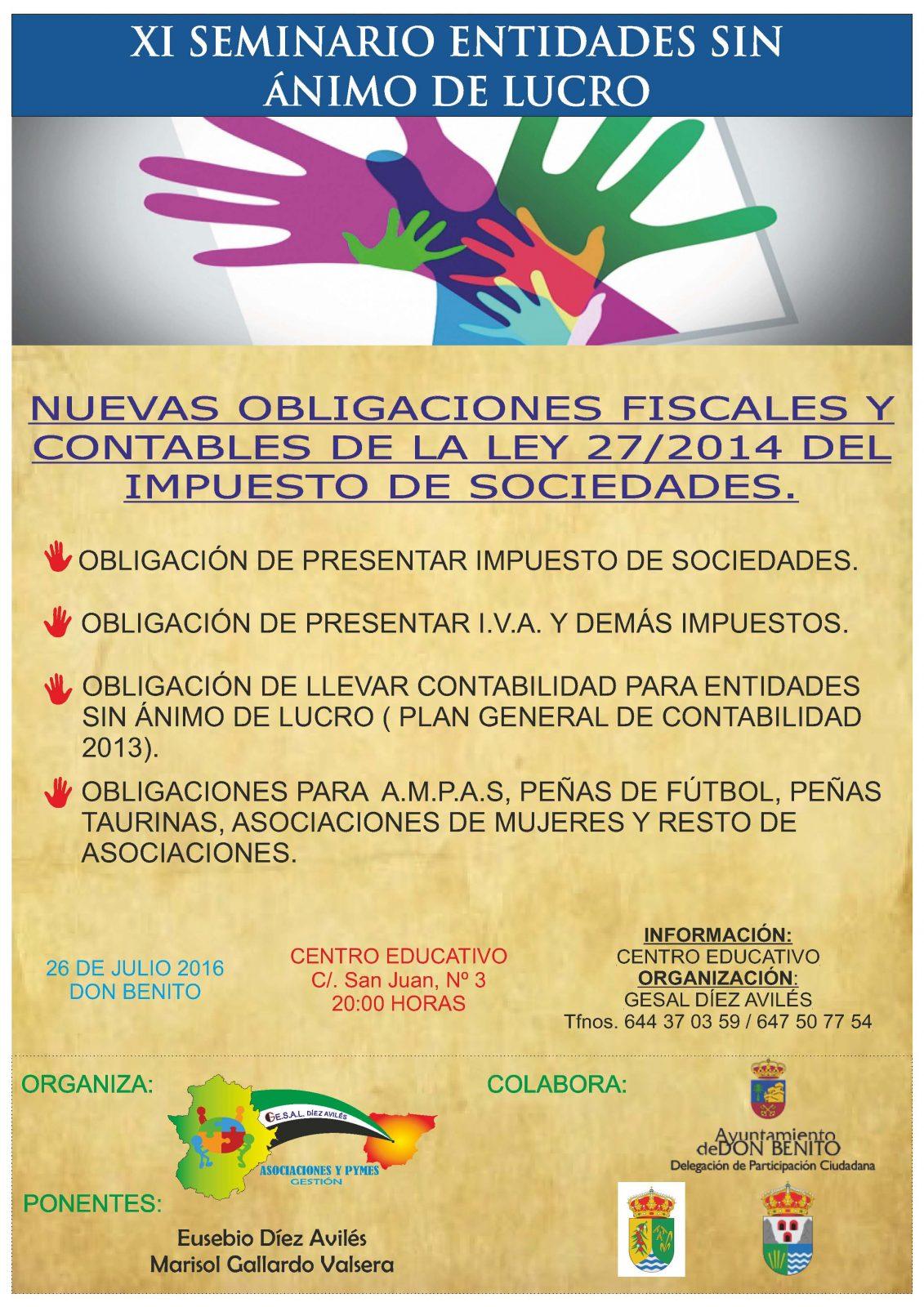 XI SEMINARIO. DON BENITO