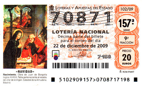 ¿Cómo tributa en IVA la venta de lotería con recargo de equivalencia?